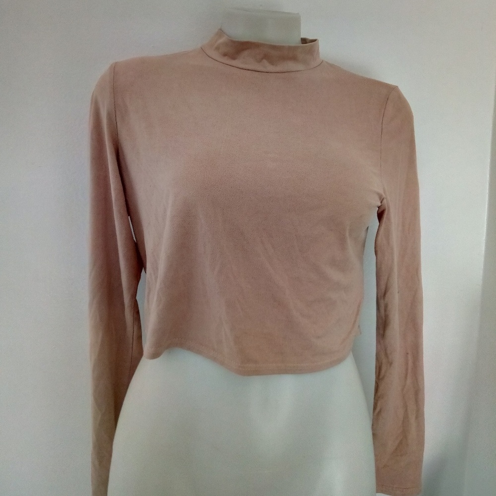 Nude crop top